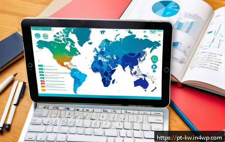 개념 맵과 교육의 통합적 접근 - A detailed and colorful conceptual map displayed on a modern digital tablet screen, showing hierarch...